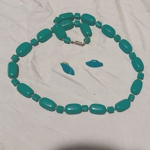 Necklace and earrings